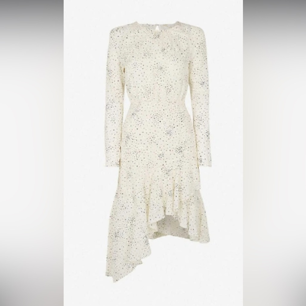 Maje dress with Black Starry Design